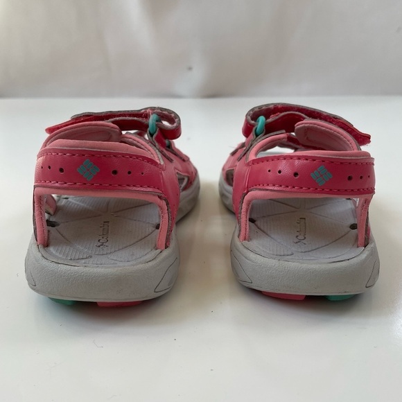 Columbia Little Kids' Pink Coral Techsun Vent Quick-Drying Sandals Size 8 - Picture 4 of 8